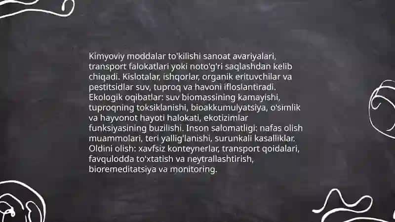 Texnogen, ekologik va ijtimoiy tusdagi favqulodda vaziyatlar 4