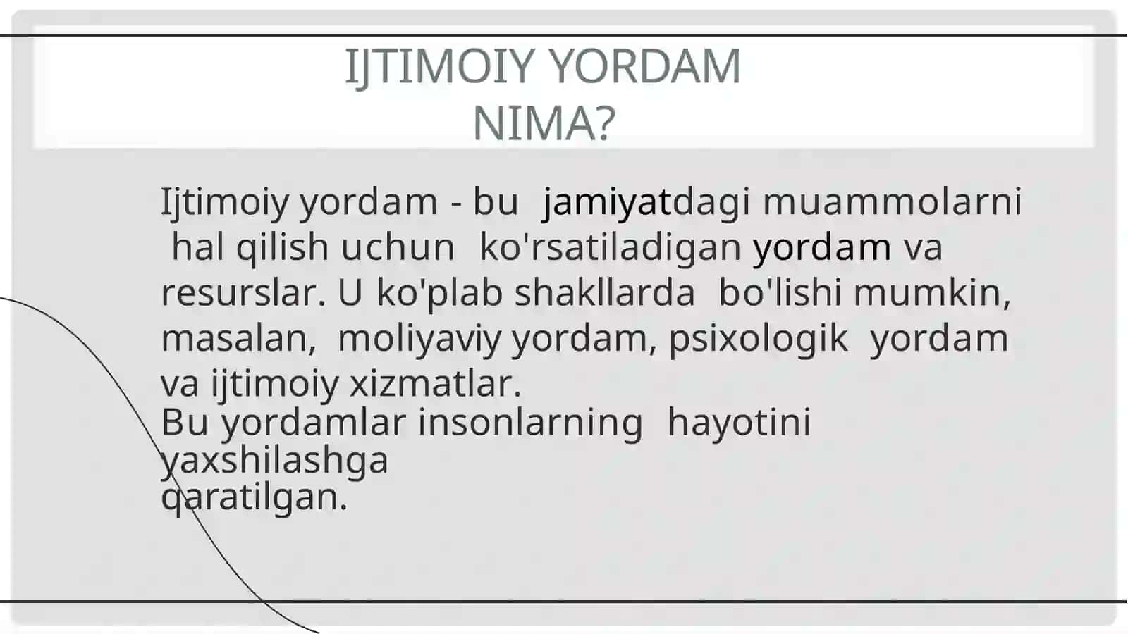 Ijtimoiy Ish Tarixi va Xorijiy Tajriba Slaydi 4