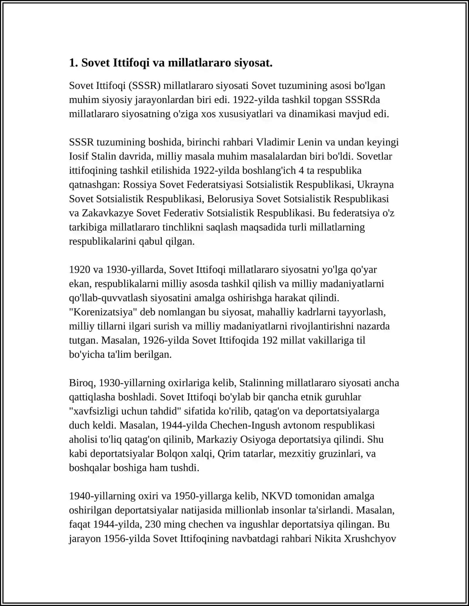 XX ASR 80 YILLAR OXIRIDA O'ZBEKISTONDA MILLATLARARO KESKINLASHUV 4