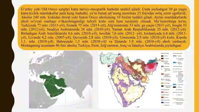 G‘ARBIY OSIYO GEOGRAFIK ANTROPOLOGIK VA LINGVISTIK KLASSIFIKATSIYASI 4