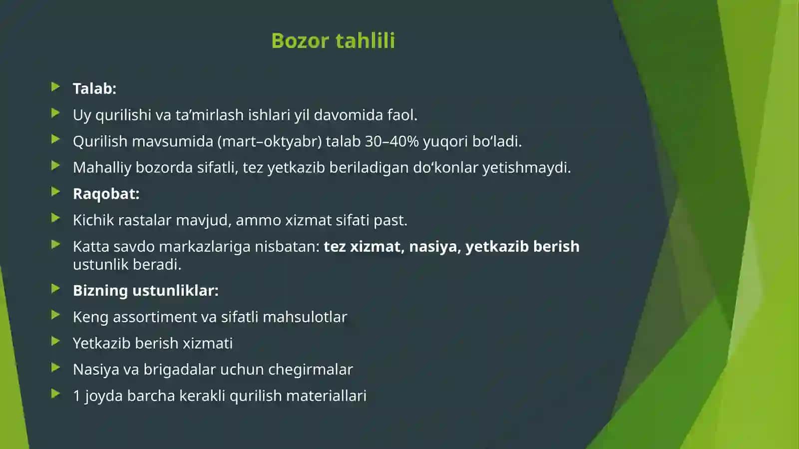 BUILD MASTER MARKET 4