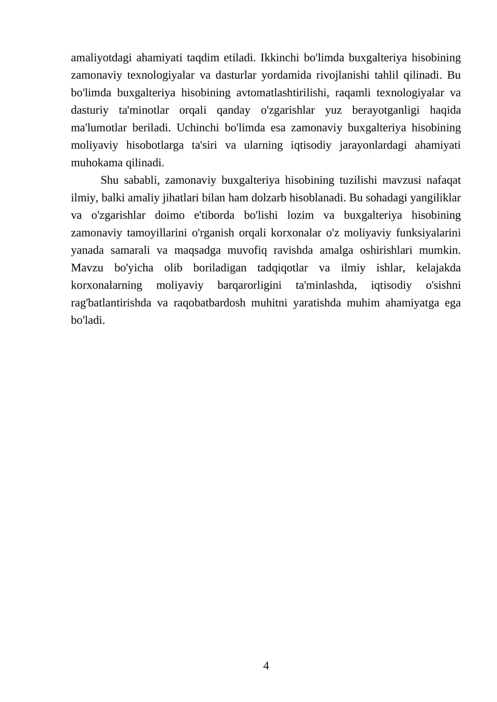 Zamonaviy buxgalteriya hisobining tuzilishi 4