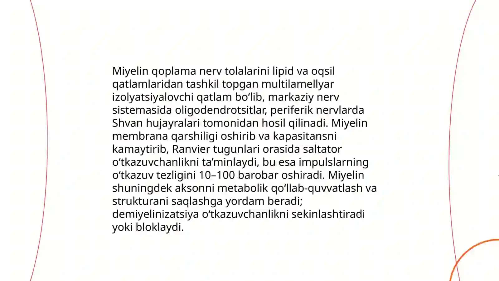 Nerv tolalari va sinapslar fiziologiyasi 4