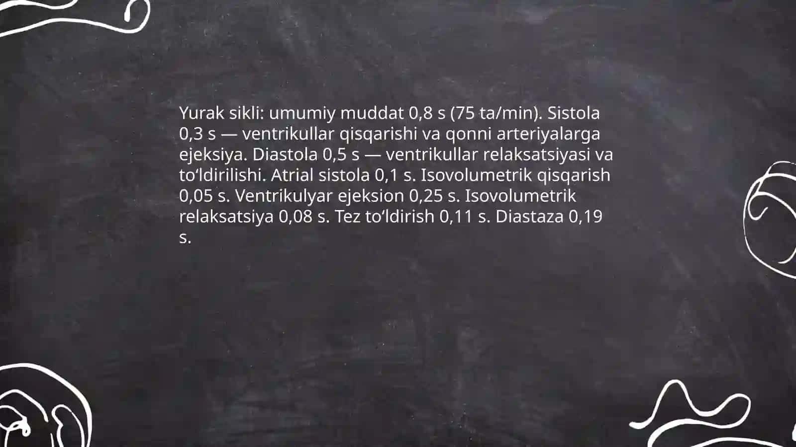 Qon aylanishi fiziologiyasi. Gemodinamikaning asosiy koʻrsatkichlari 4