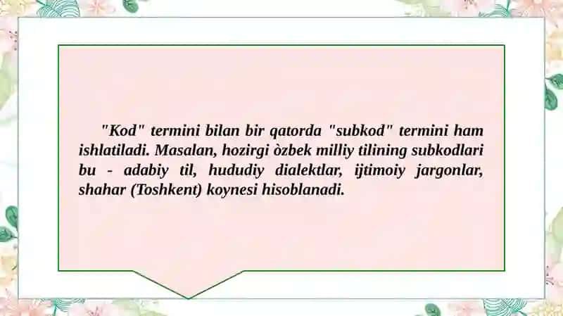 LISONIY KODLARNI TILQULLASH SOHASI 4