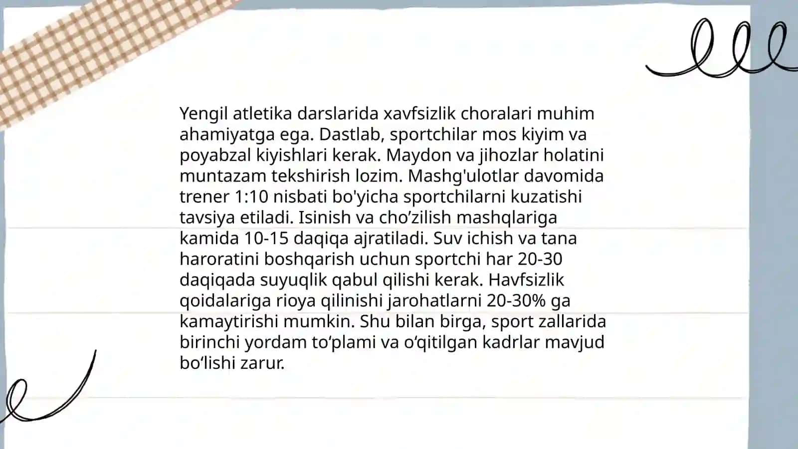 Yengil atletika darslarini tashkil etish usullari 4