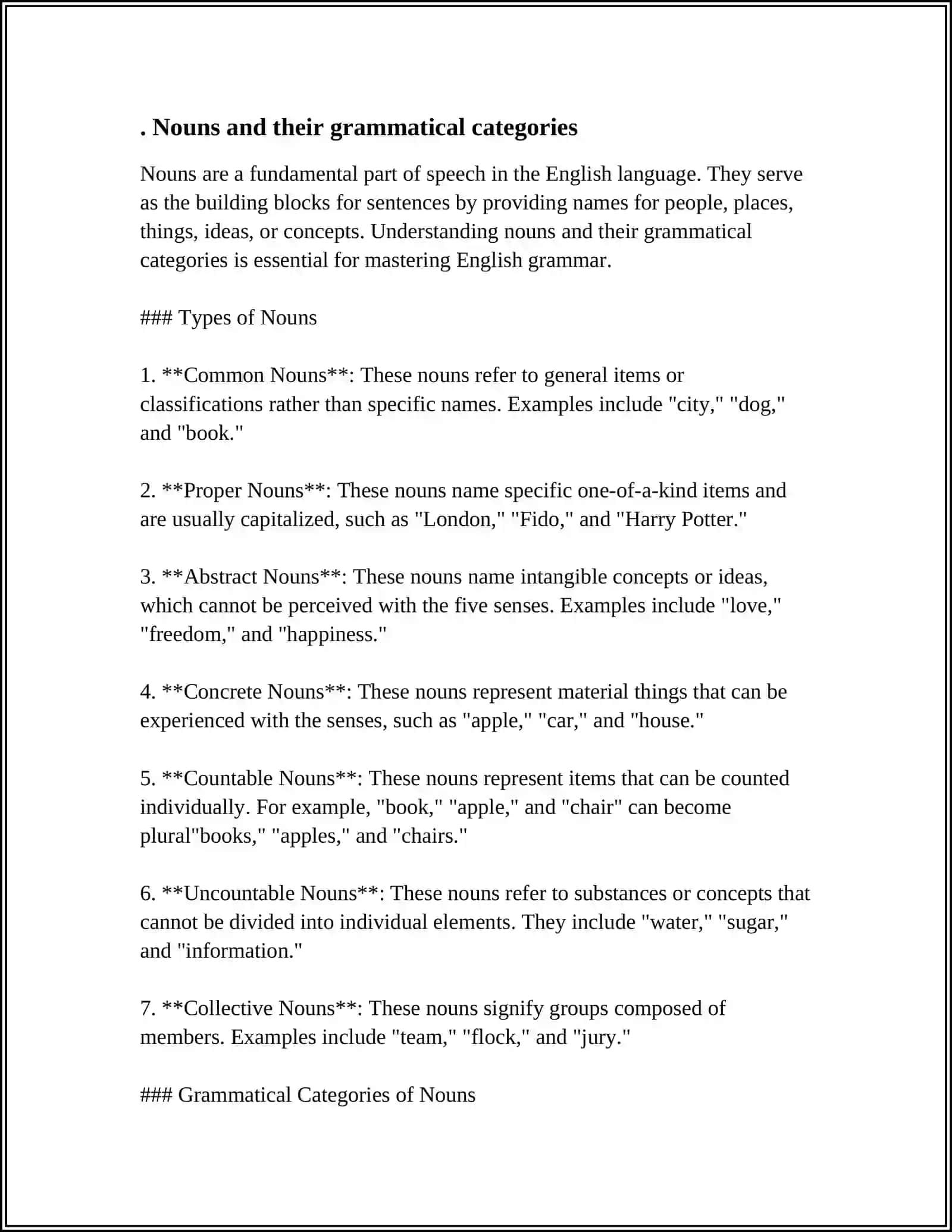 MORPHOLOGY. PARTS OF SPEECH. STRUCTURAL-SEMANTICAL FEATURES AND GRAMMATICAL CATEGORIES 4