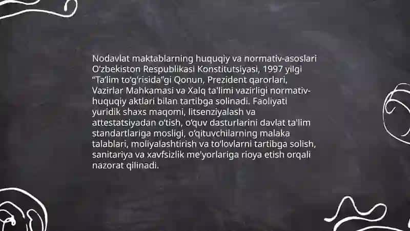 Nodavlat umumiy o‘rta ta’lim muassasalarining O‘zbekistondagi tarixi va rivojlanishi 4