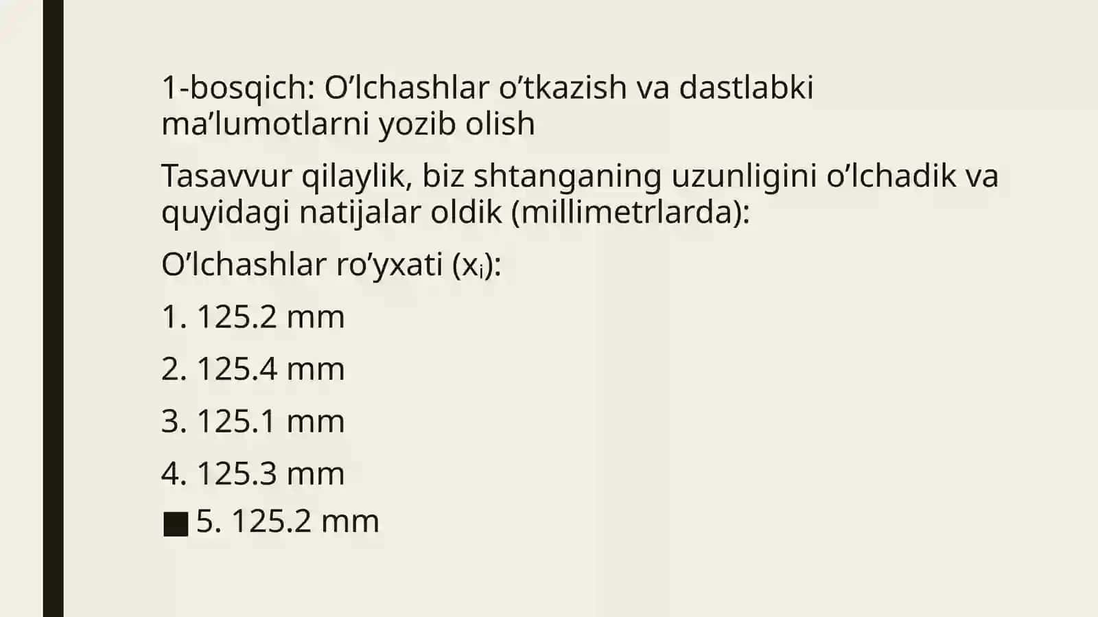 METRALOGIYA VA SITANDARTLASHTIRISH FANIDAN MUSTAQIL ISHI 4