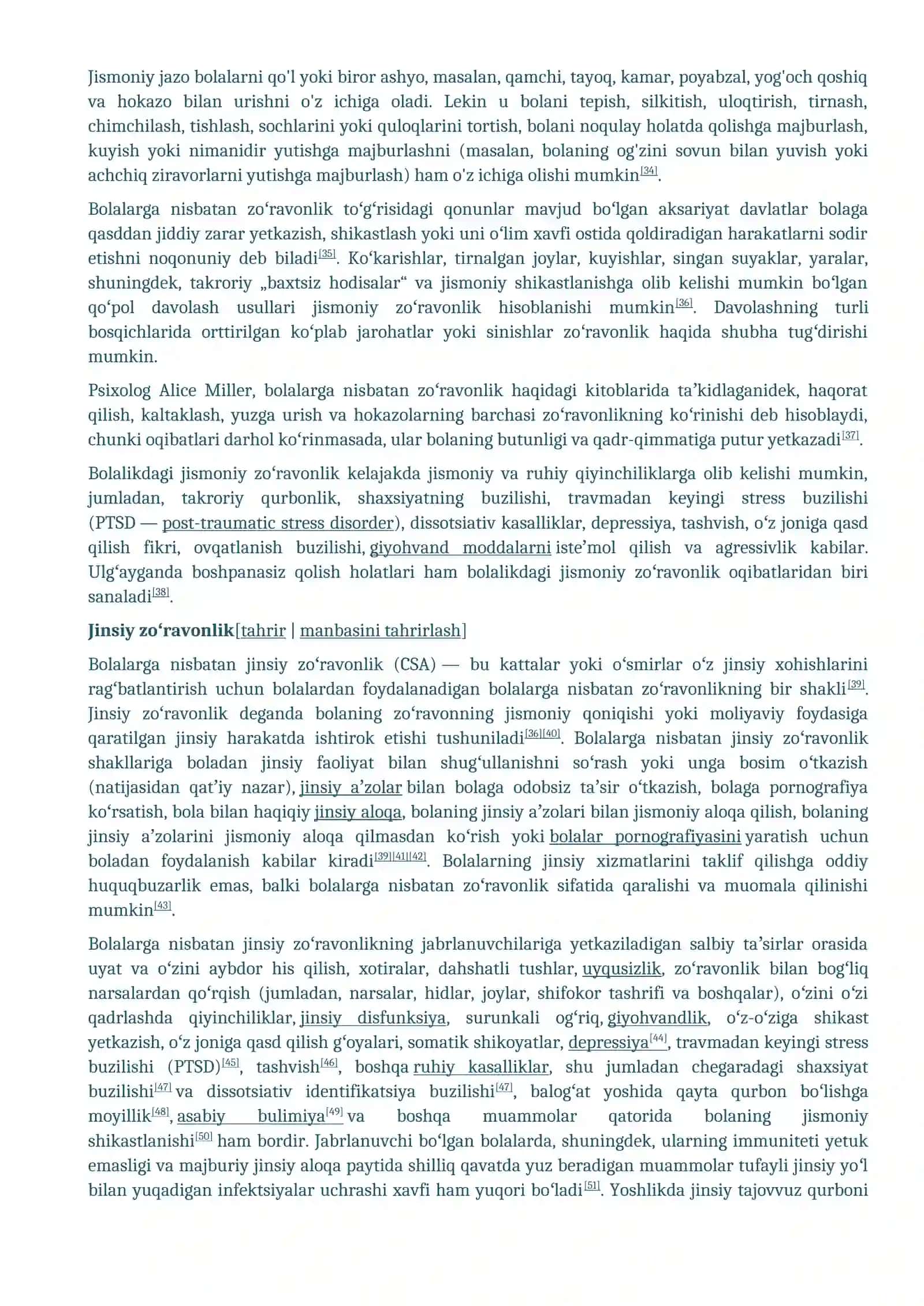 Bolalarga nisbatan zoʻravonlik 4