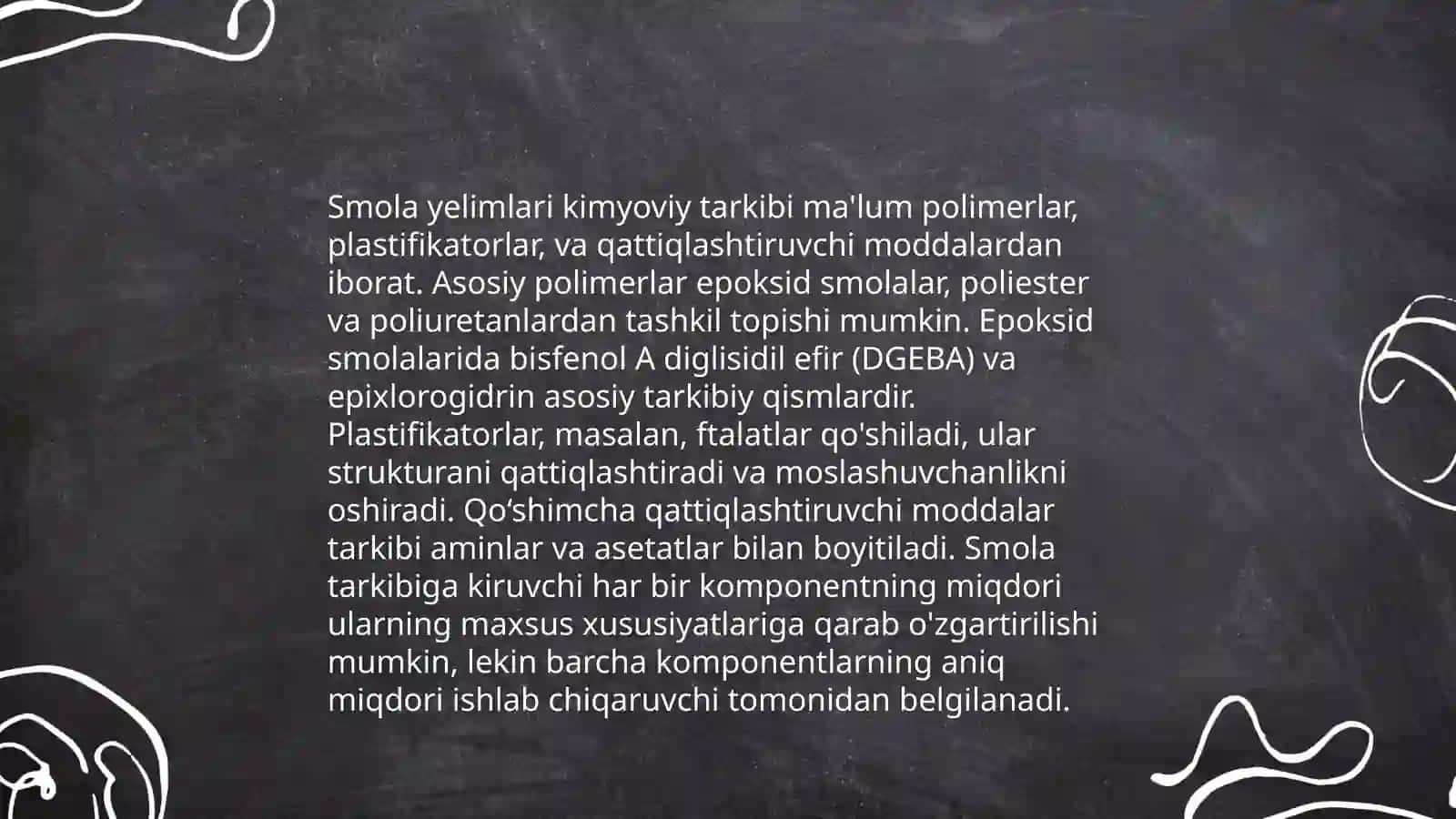 Smola va Kazein yelimlarini tayyorlash va ulardan foydalanish 4