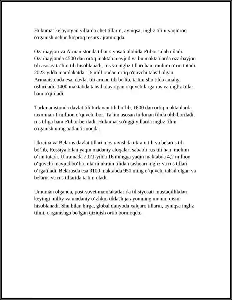 MDH DAVLATLARI VA UZOQ SHARQDA TIL OʻQITISH 4