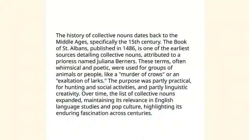 Collective nouns 4