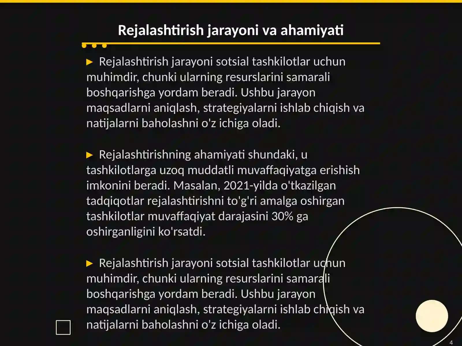 Sotsial tashkilot (xizmat) faoliyatini rejalashtirish 4