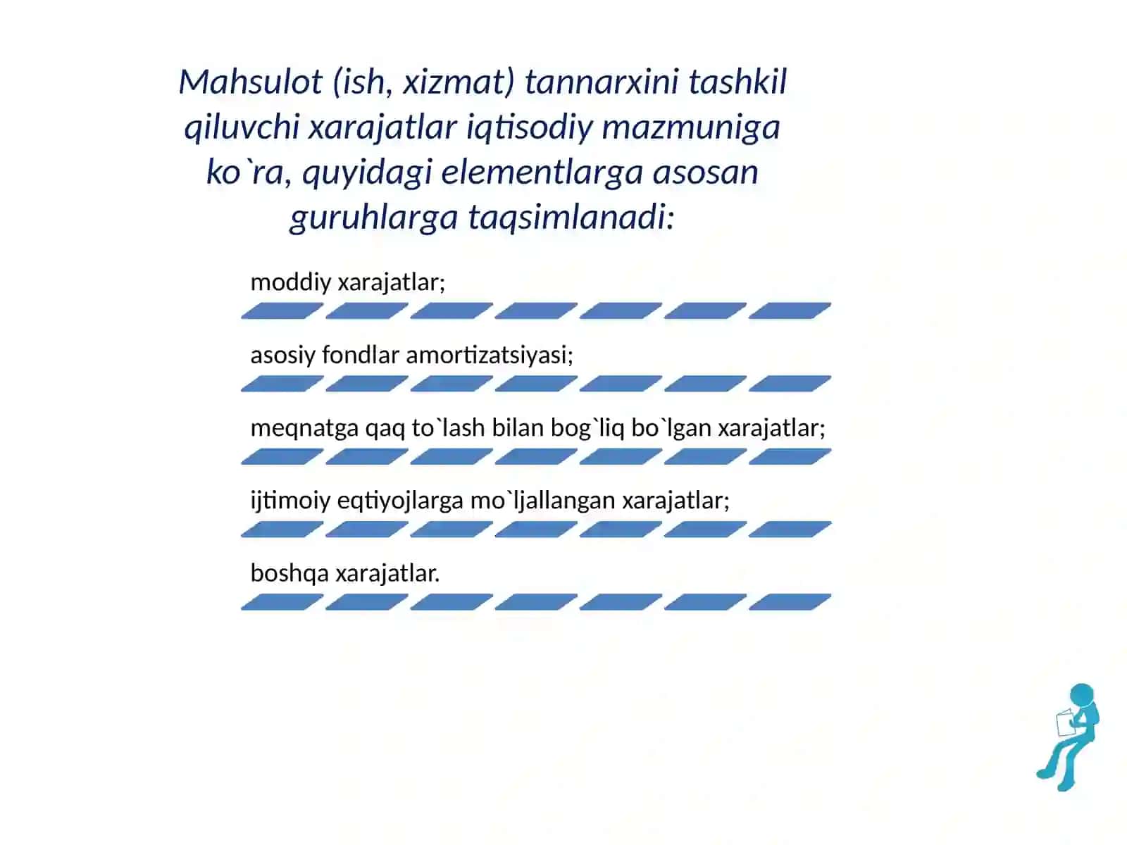 KORXONADA XARAJATLARNI REJALASHTIRISH 4