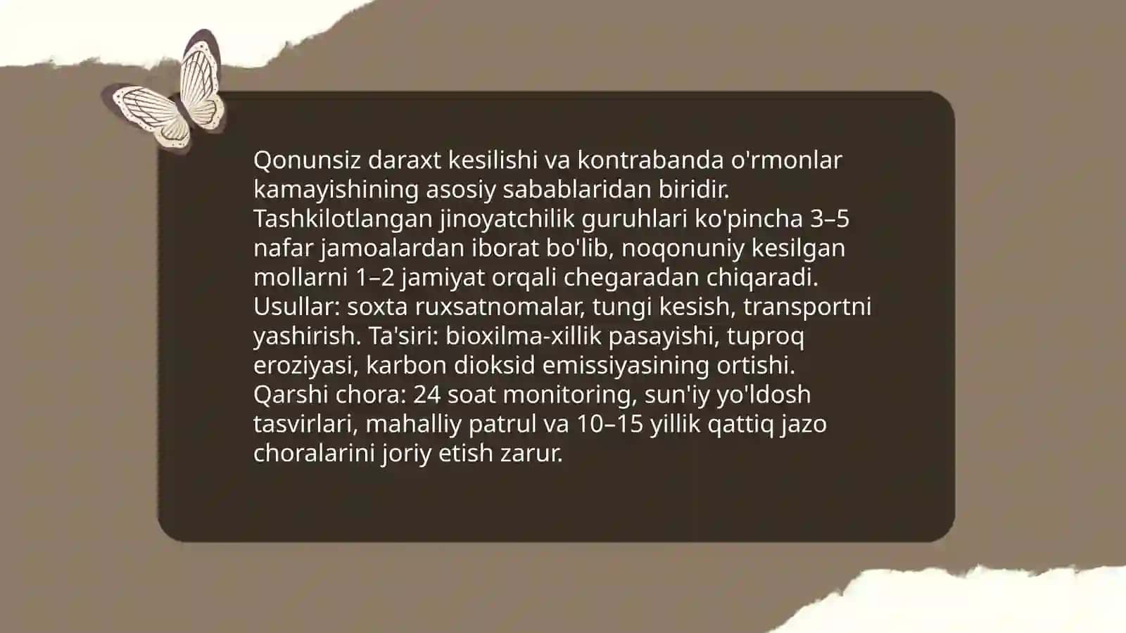 O'rmonlar kamayshi 4