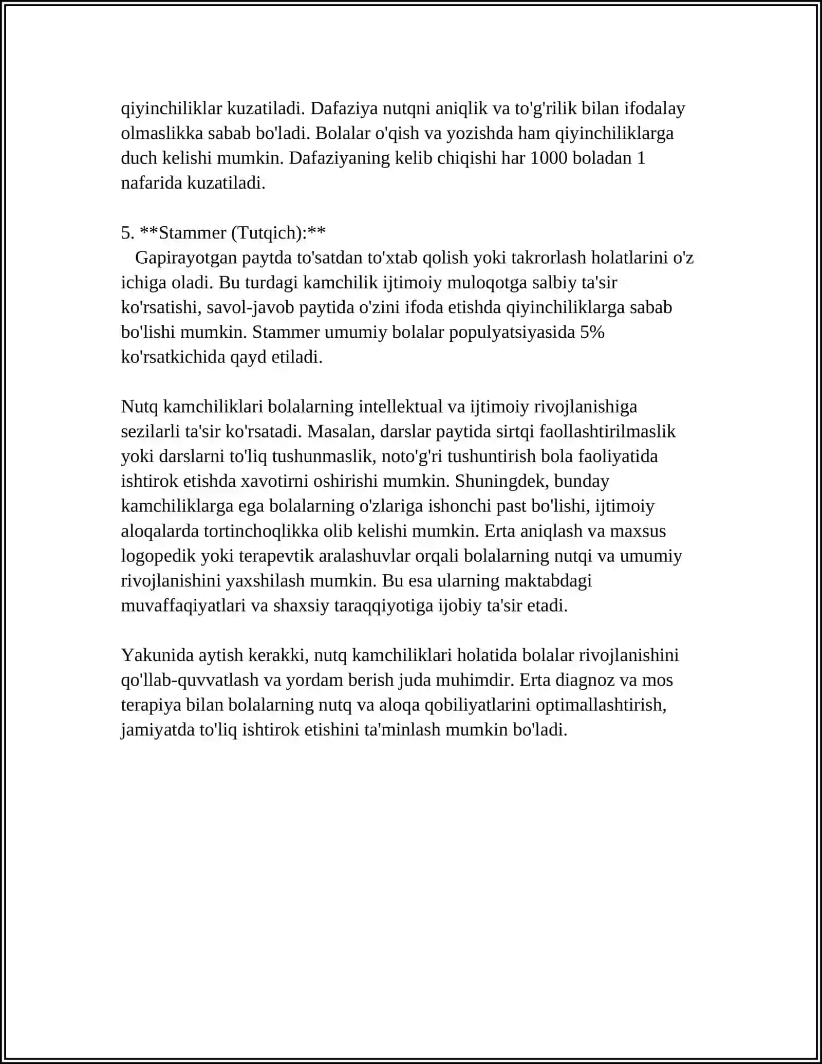 Nutqidagi kamchiliklar va ularning ta'siri 4