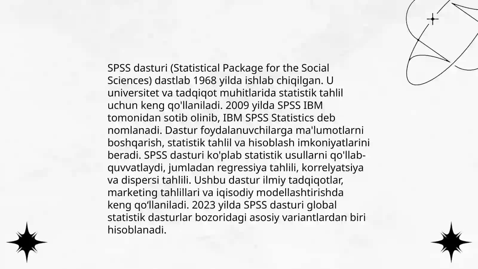 SPSS haqida malumot 4