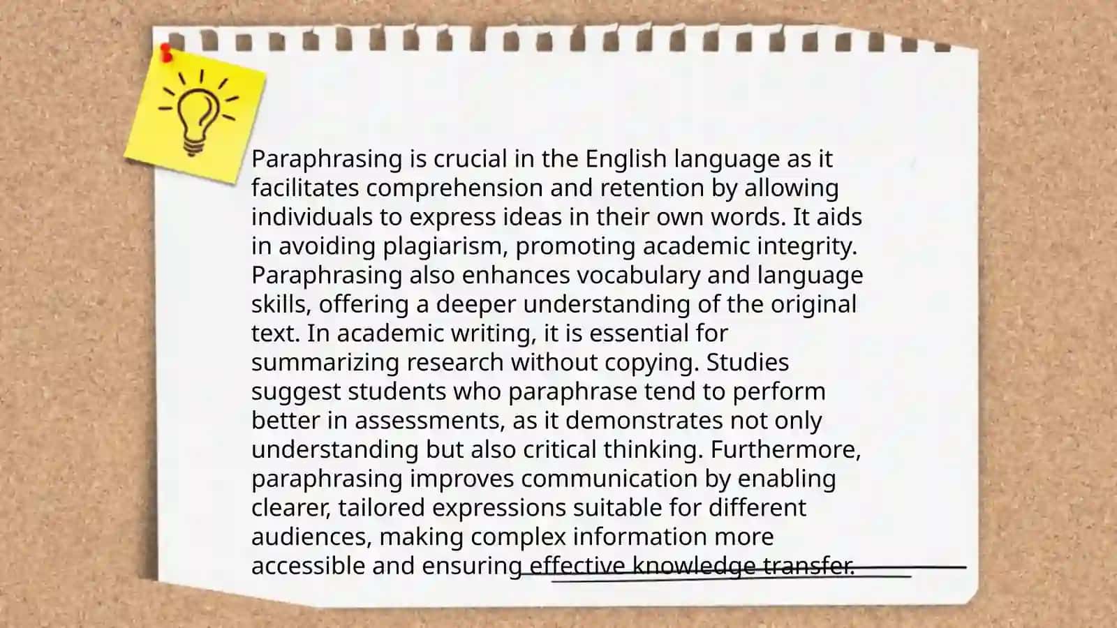 Paraphrasing Techniques 4