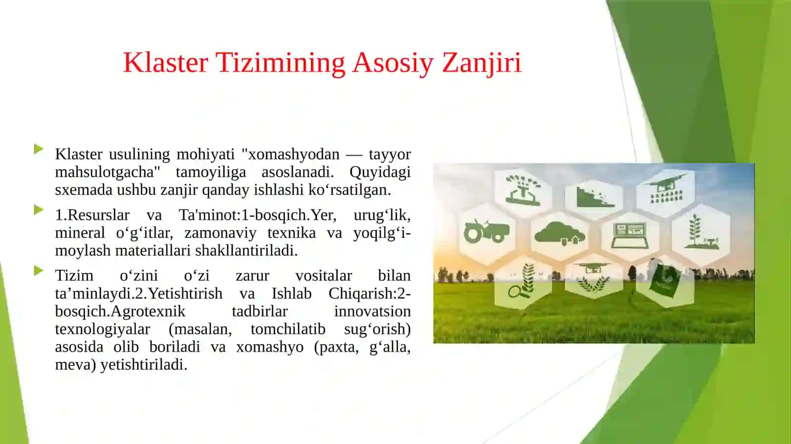 Xoʻjalik yurtishning klaster usuli 4