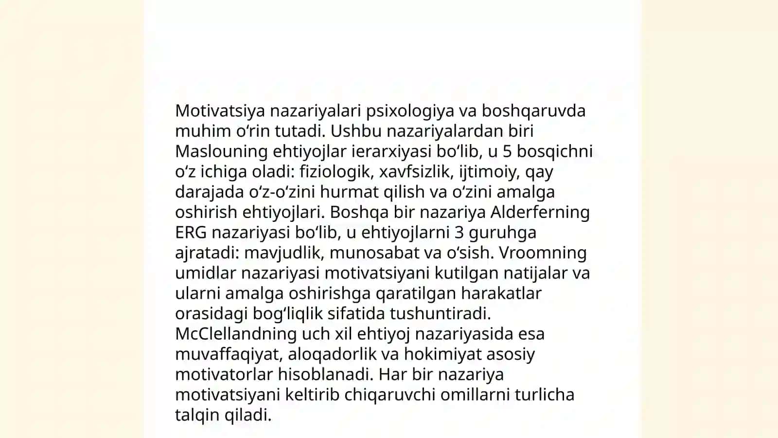 Shaxs.Faoliyat va motivatsiya 4
