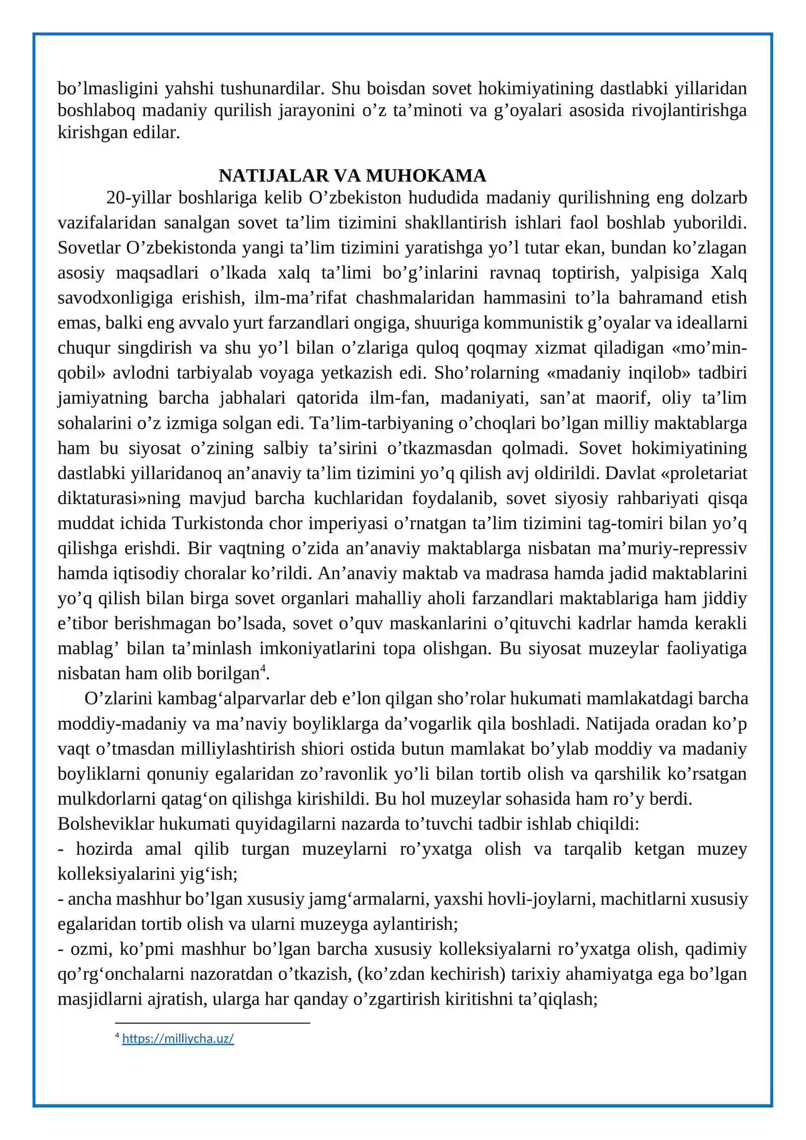 O’zbekistonda muzeylar va muzey ishi 4