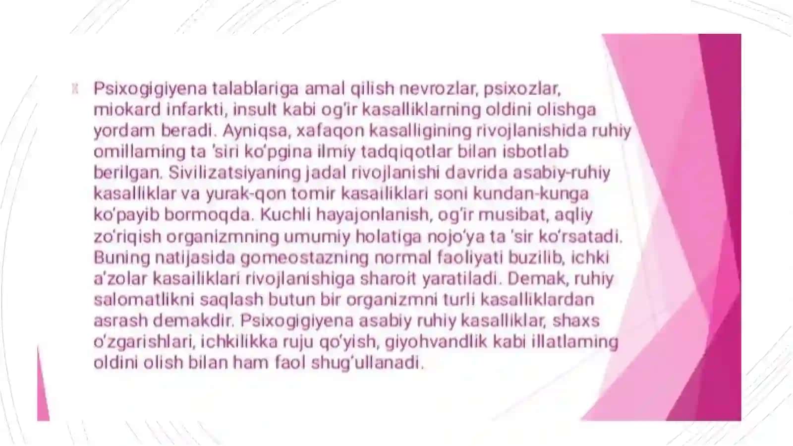 Psixogigiyena haqida tushuncha 4