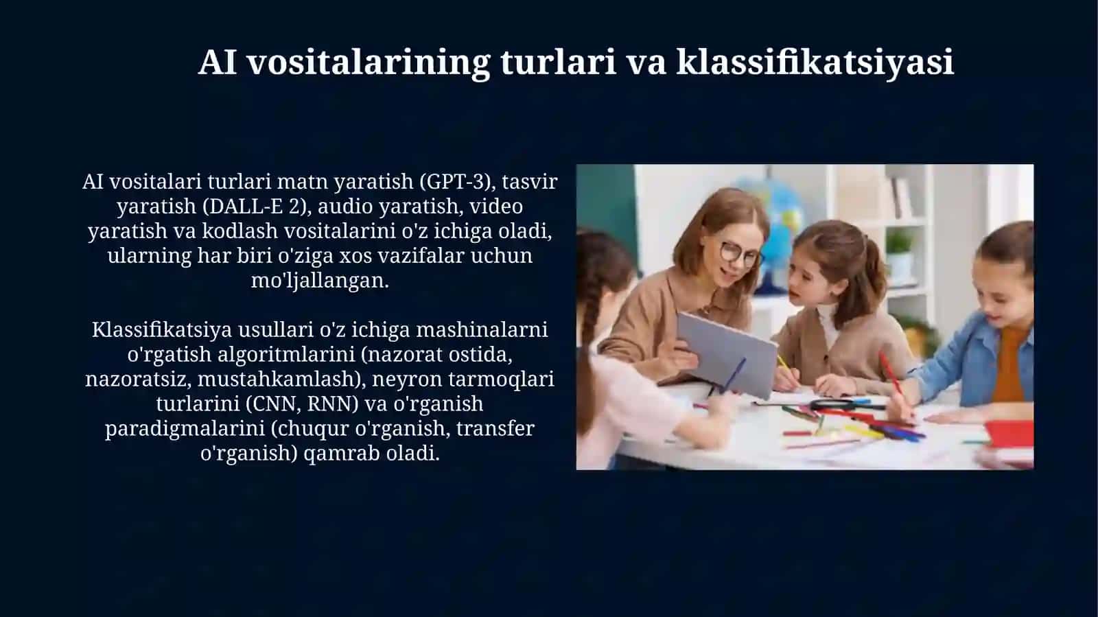 Sun'iy intellekt vositalari uchun dastur 4