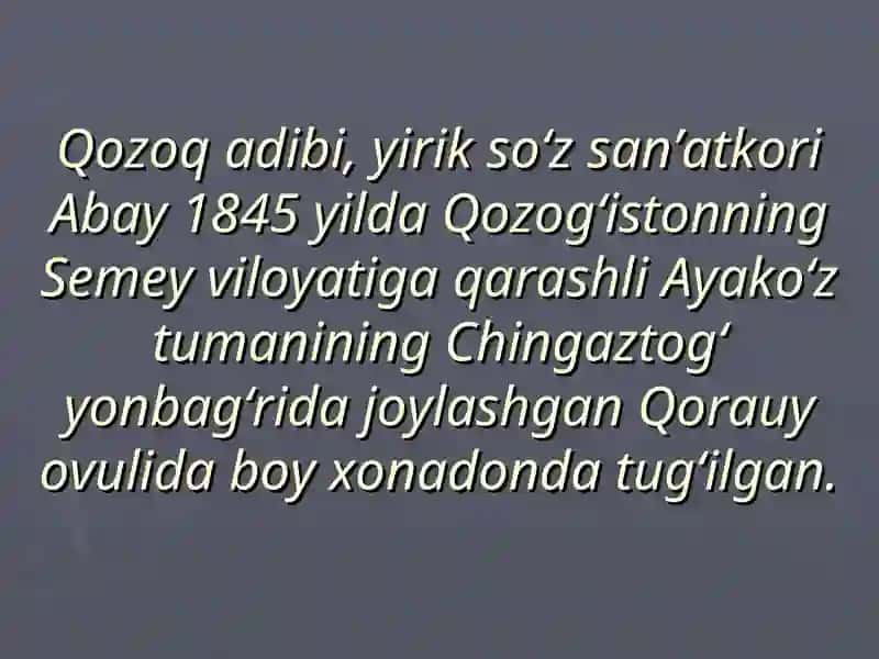 Abay 4