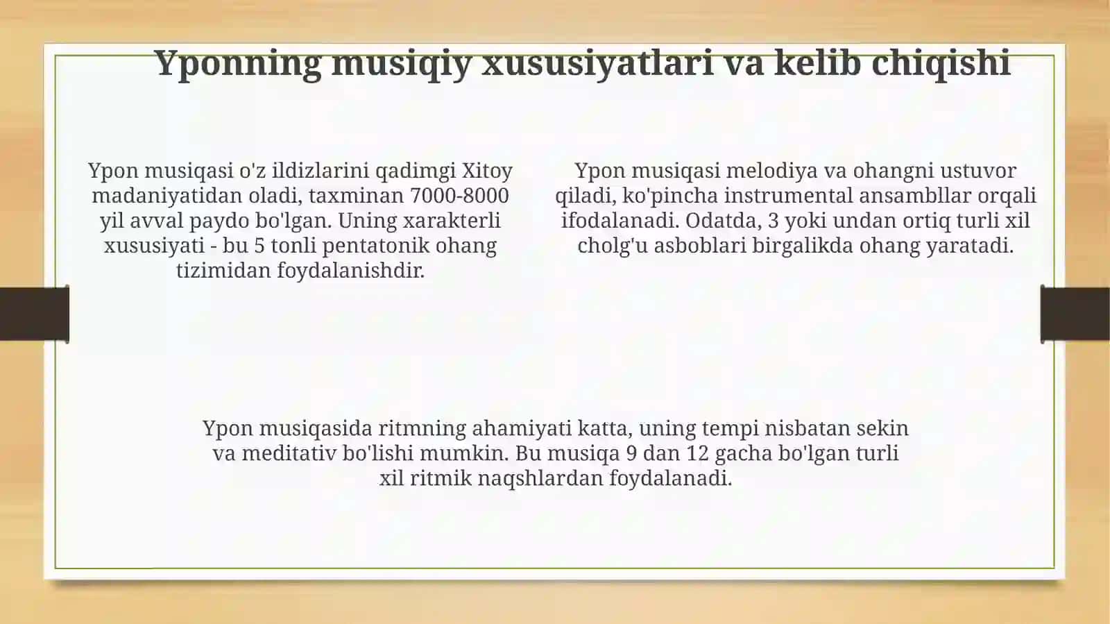 Ypon va Hind mumtoz musiqasi 4