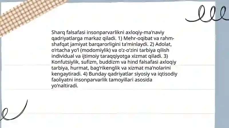 Sharq falsafasining mohiyati va ijtimoiy taraqqiyotidagi roli 4