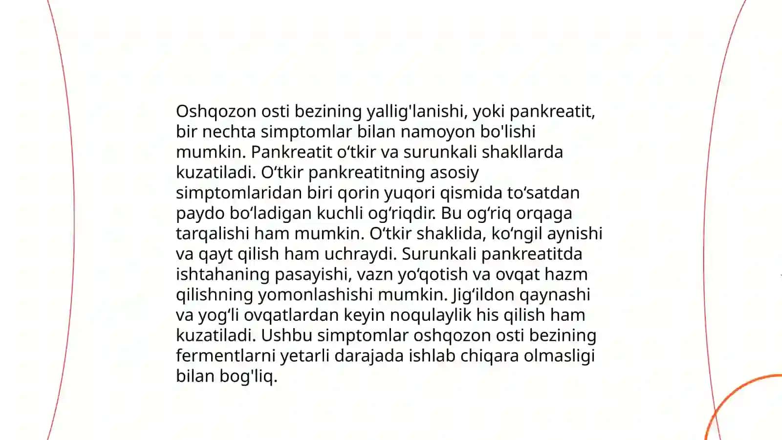 Oshqozon osti bezining yallig’lanishi 4