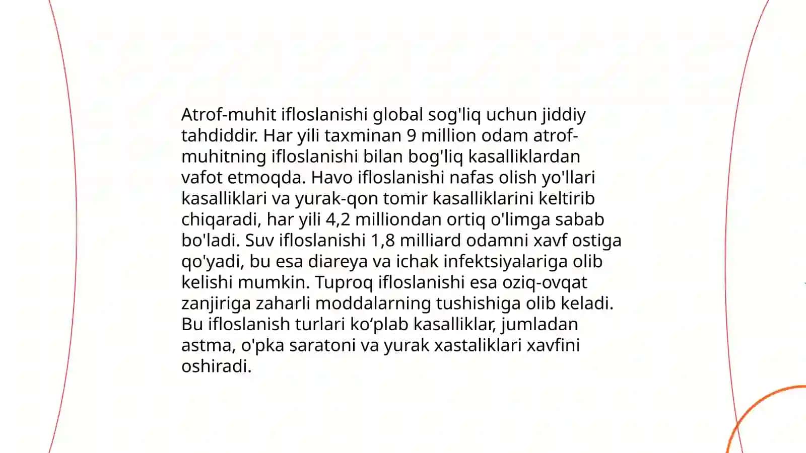 Ekologiya va inson salomatligi 4