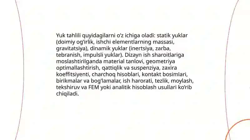 Texnologik mashinalarni asosiy ishchi qismlarini loyihalash 4