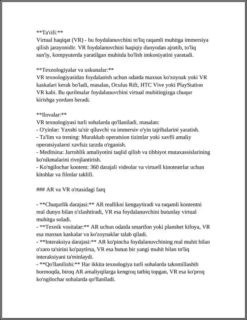 KENGAYTIRILGAN HAQIQAT VA VIRTUAL HAQIQAT VA ULARNING TALIM SALOHIYATI 4