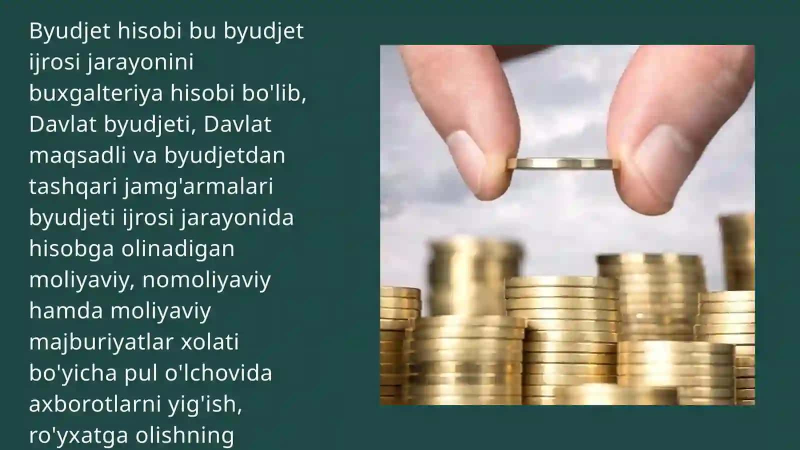 Byudjet hisobining predmeti,metodi va uslubiy asoslari 4