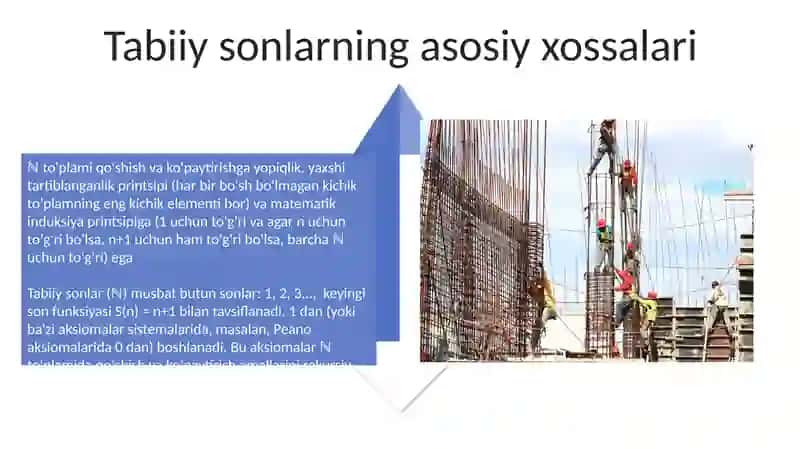 Tabiiy sonlarni hosil qilish 4