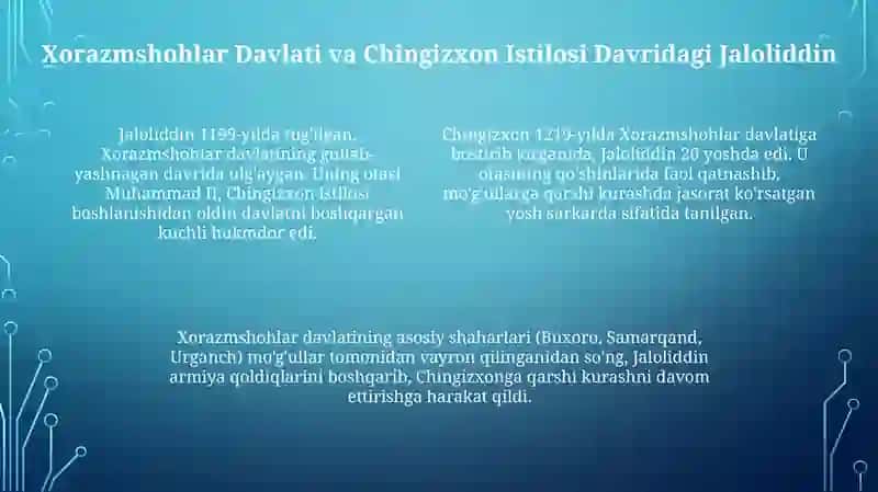 Jaloliddin Manguberdi- Vatan himoyachisi 4