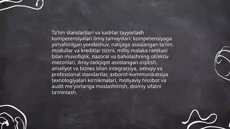 Buxgalteriyaga hisobi va audit yo'nalishi bo'yicha o'quv jarayonini tashkil etishning ilmiy asoslari 4