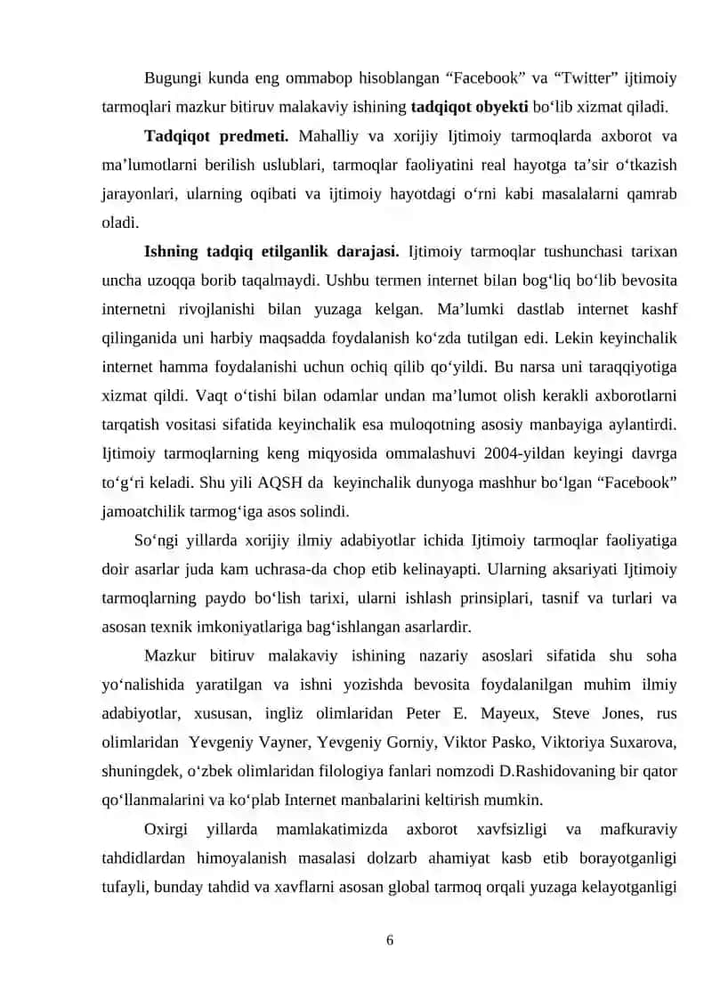 IJTIMOIY TARMOQLARDA ONLAYN JURNALISTIKA XUSUSIYATLARI 4