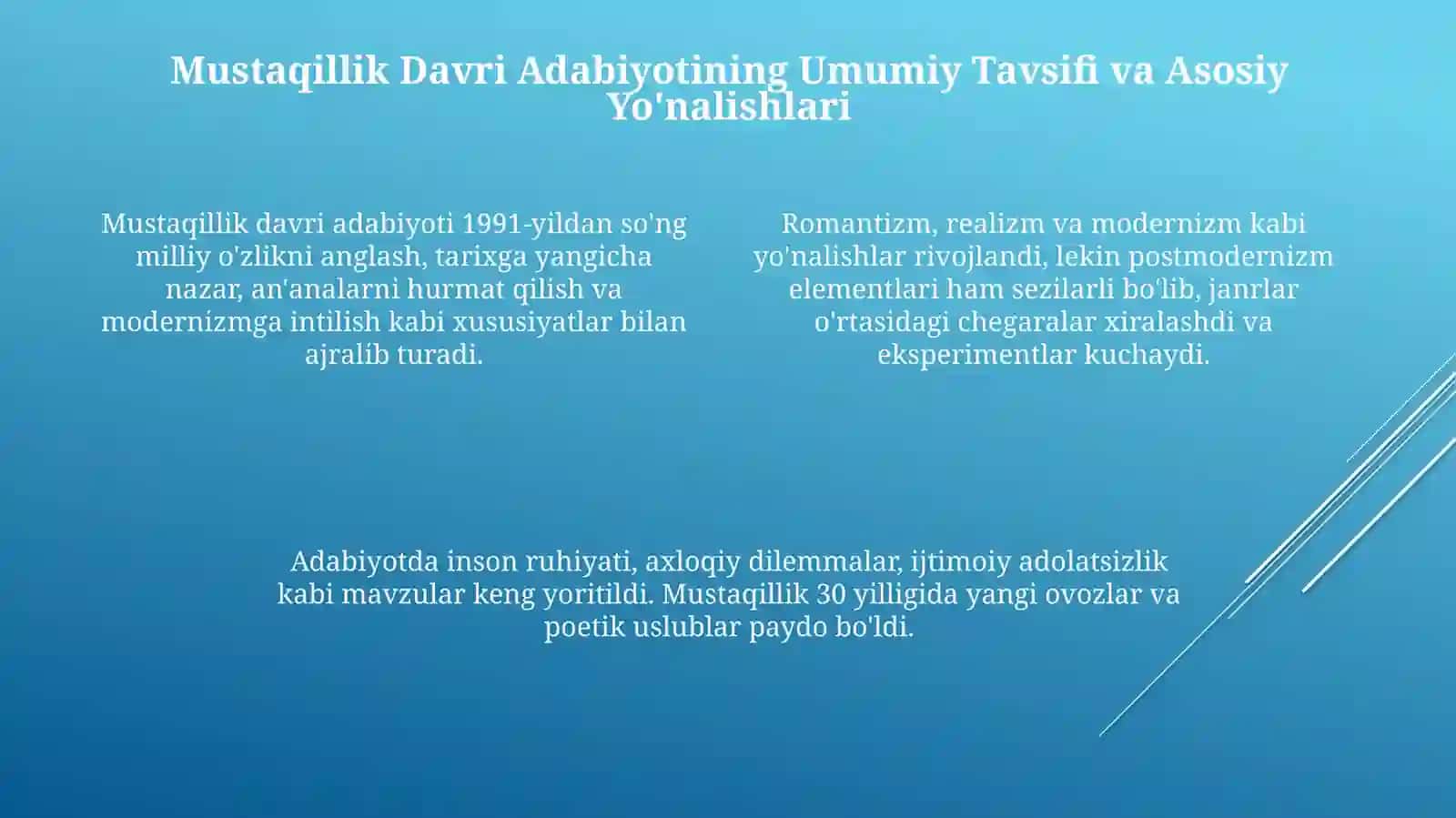 Istiqlol va bugungi adabiy-estetik qarashlar 4