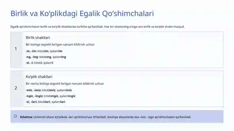 Egalik Qoʻshimchalari 4