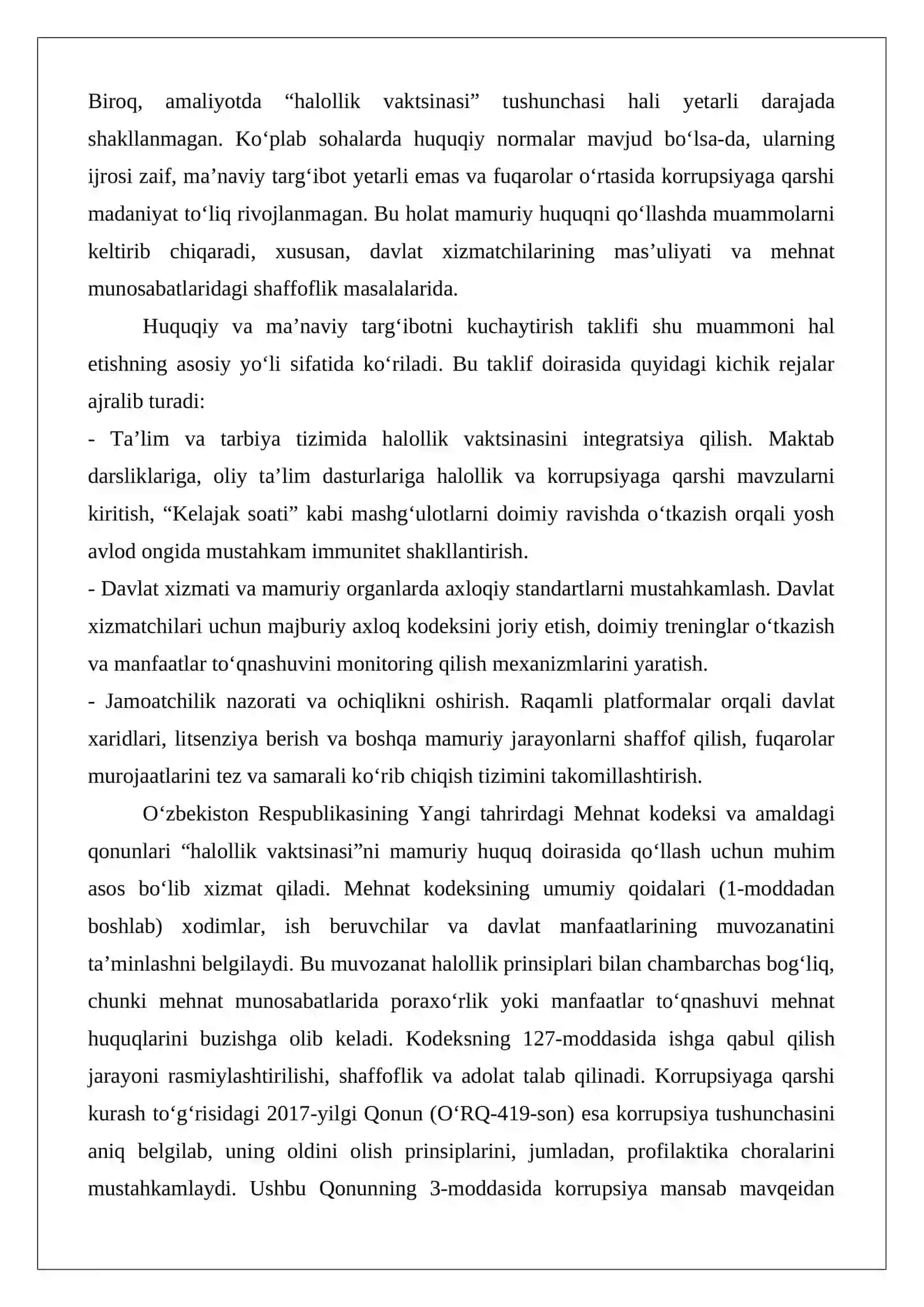 Halollik vaktsinasi tushunchasi va ahamiyati 4