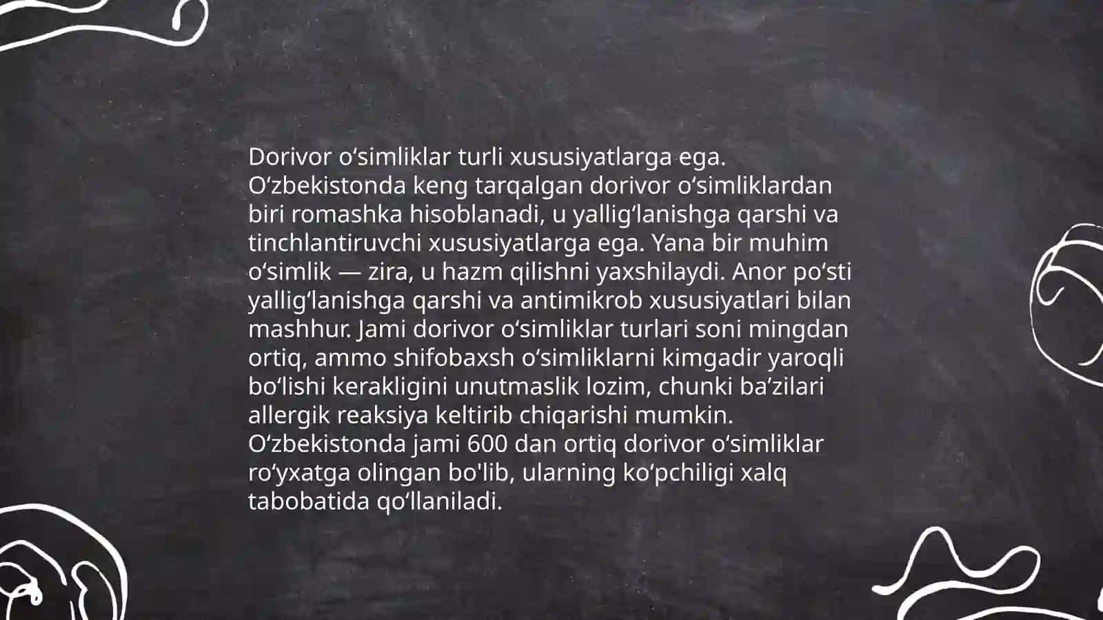 Togʻ zonasi dorivor oʻsimliklari 4