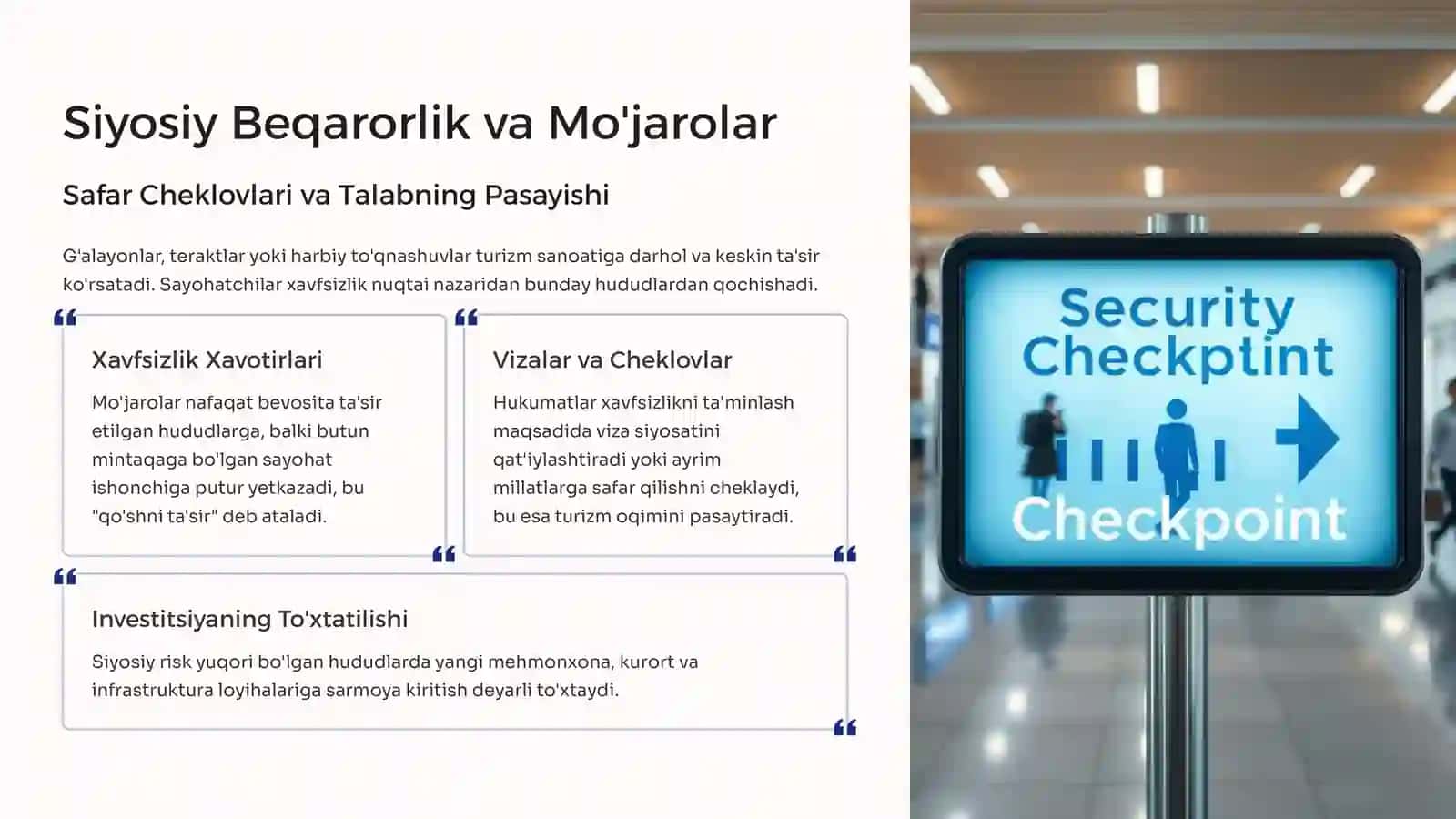 Turizm Iqtisodiyotga Global Muammolarning Ta'siri 4