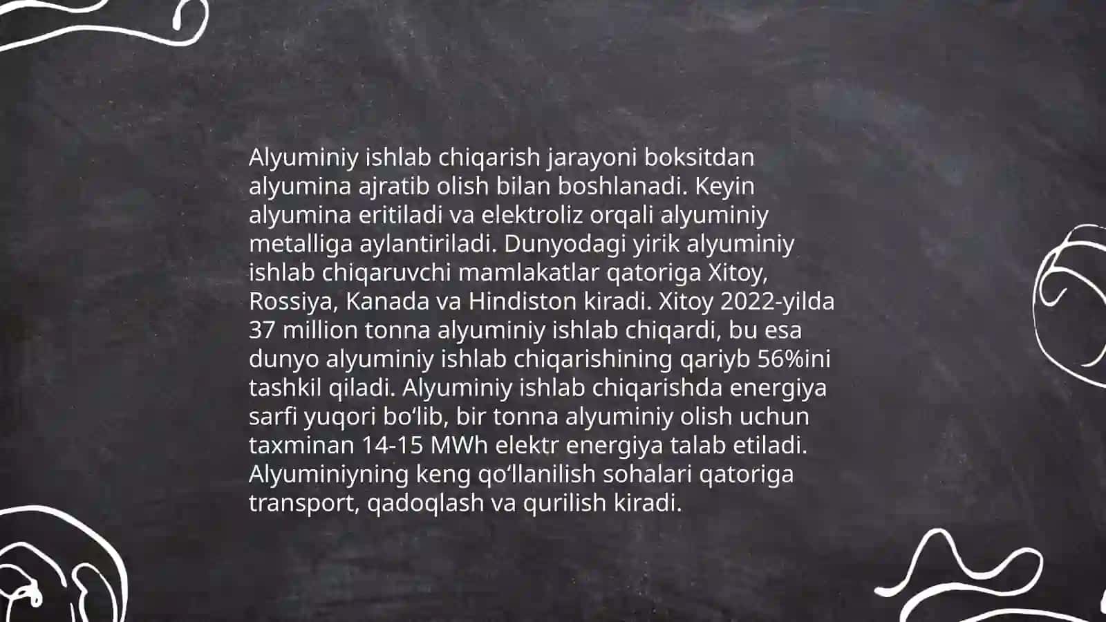 Sanoatda elektrolizning qo‘llanilishi 4