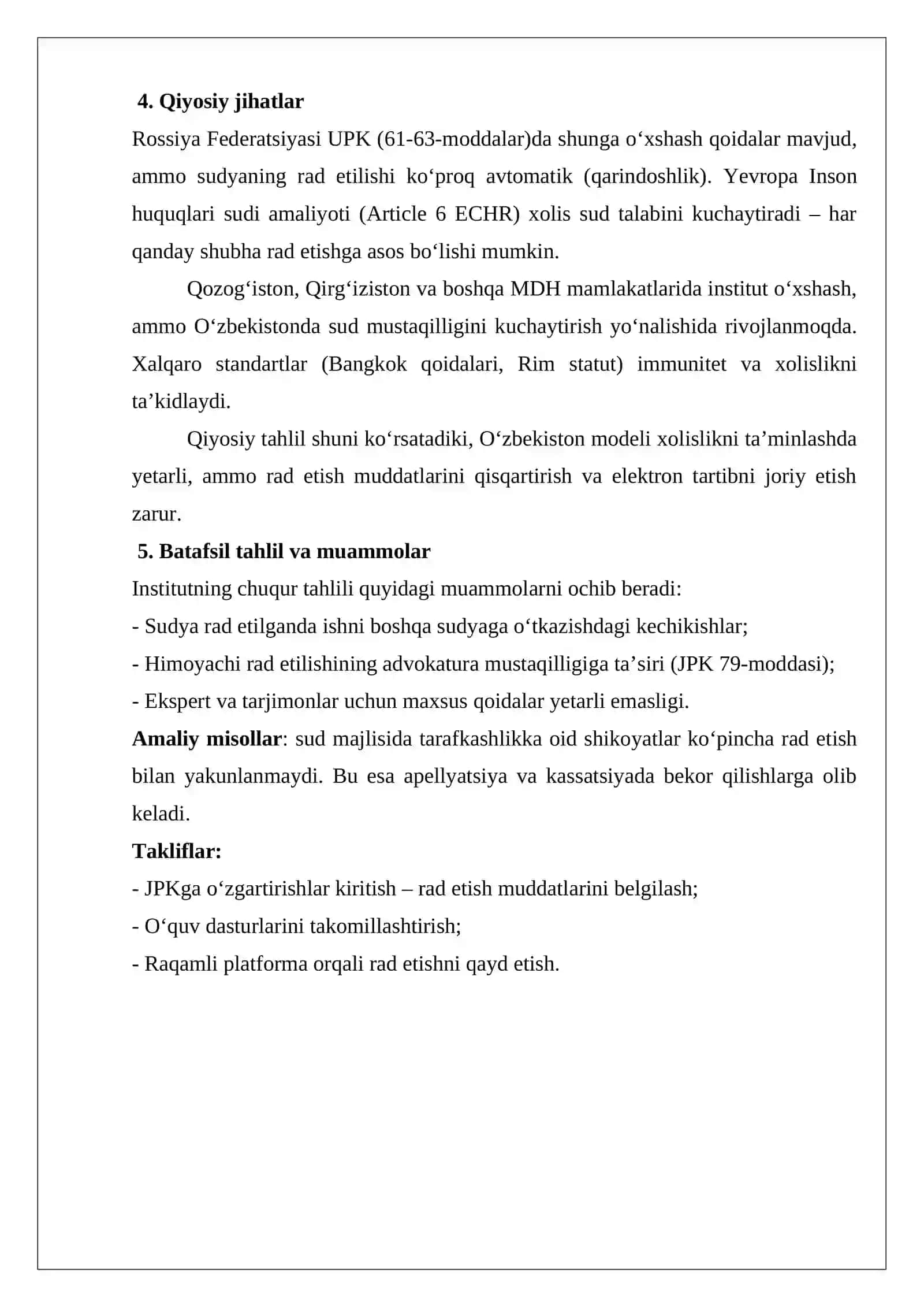 Jinoyat protsessida ishtirok etishga monelik qiladigan holatlar 4