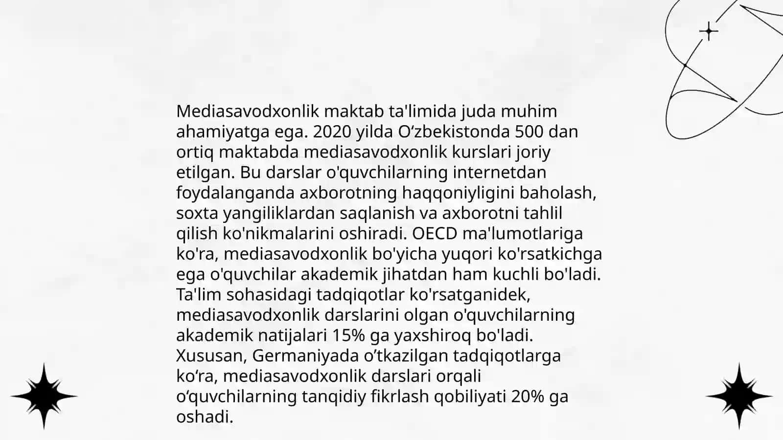 Mediasavodxonlik va boshqa sohalar bog'liqligi 4