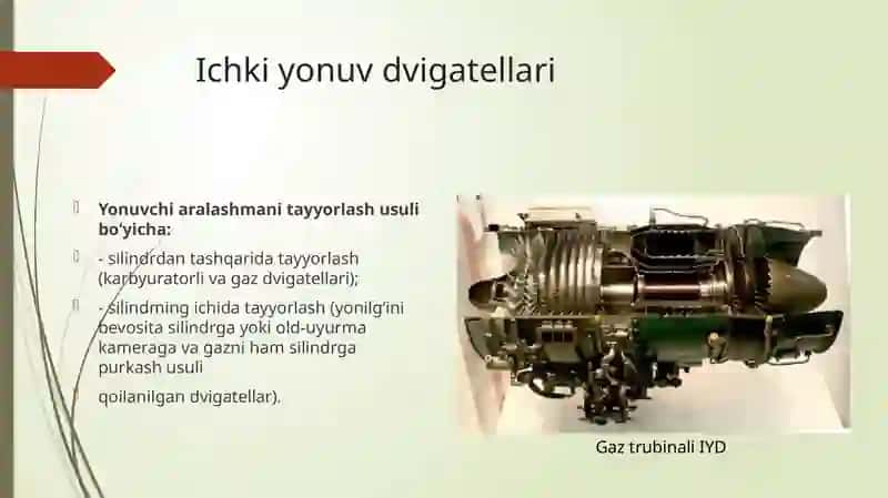 Ichki yonuvdavigatellariga TXK 4