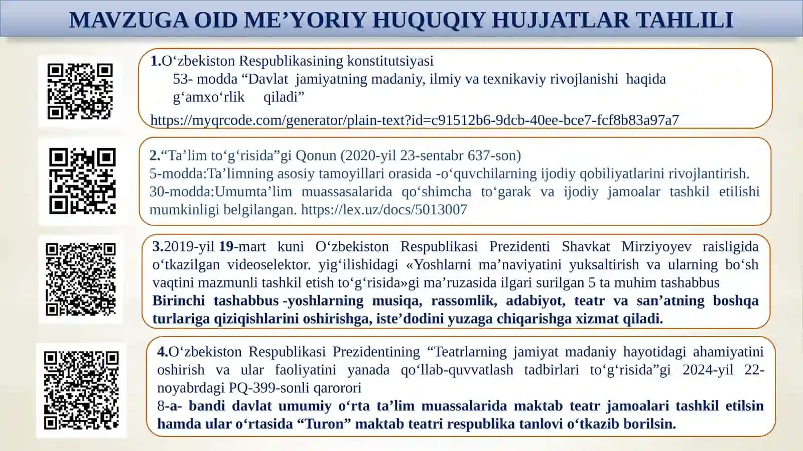 Maktabda havaskorlar teatr jamoasi faoliyatini yo‘lga qo‘yish 4